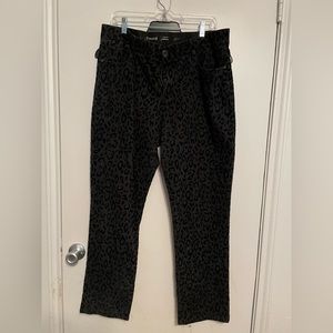 Leopard print Westbound pants.
